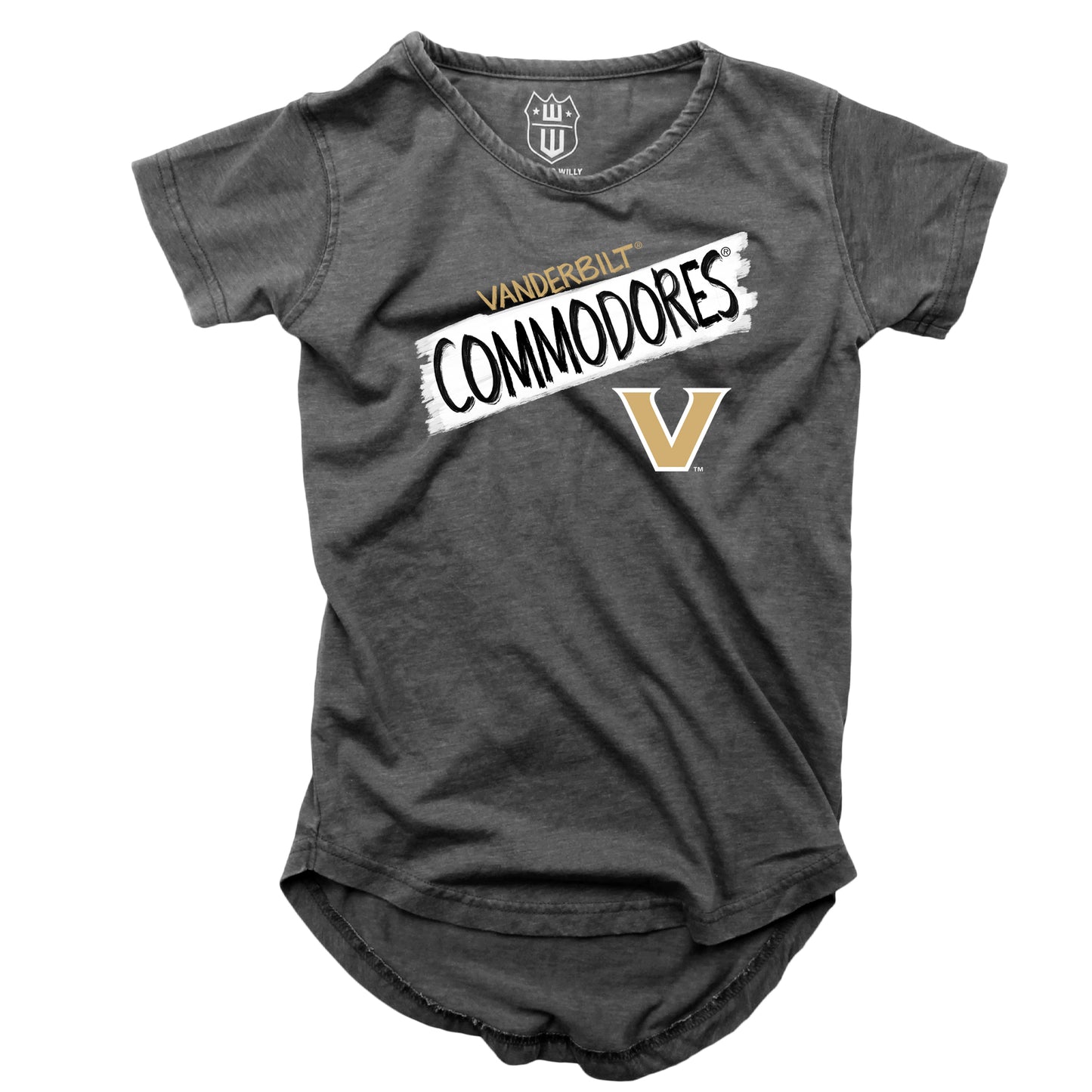 Vanderbilt Commodores NCAA Girls S/S Burnout Tee