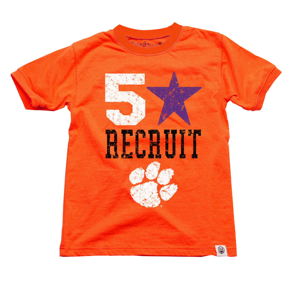 Clemson Tigers Youth Boys 5 Star Recruit Tee