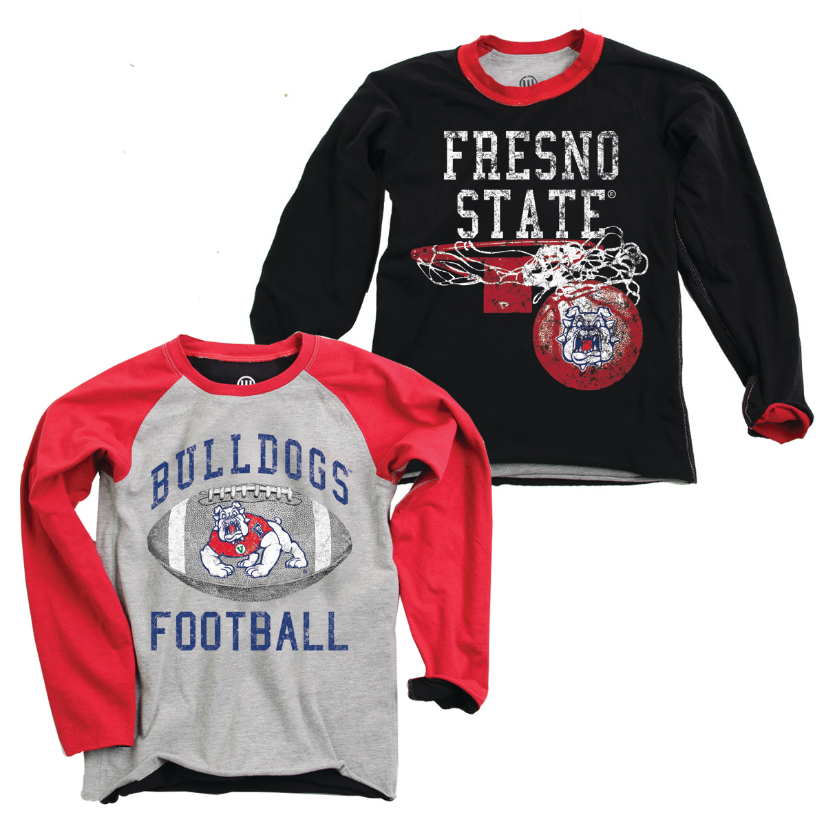 Fresno State Bulldogs Youth LS Inside Out Tee