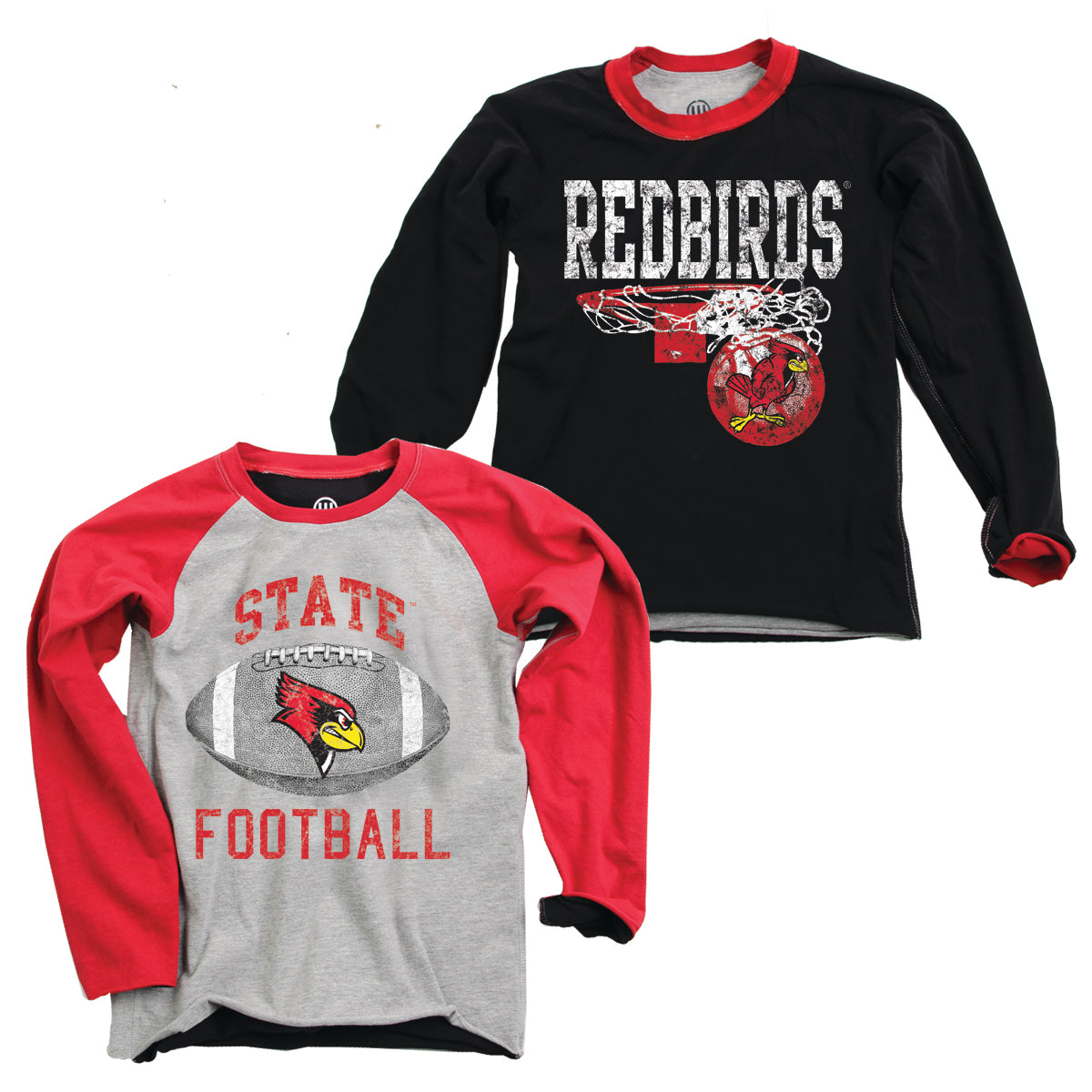 Illinois State Redbirds Youth LS Inside Out Tee