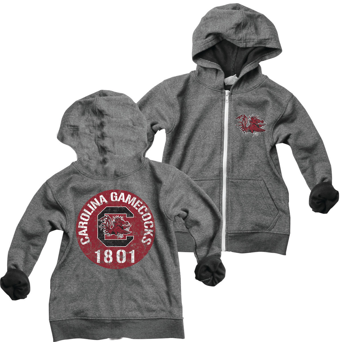 South Carolina Gamecocks Youth Boys Blend Full Zip Hoodie