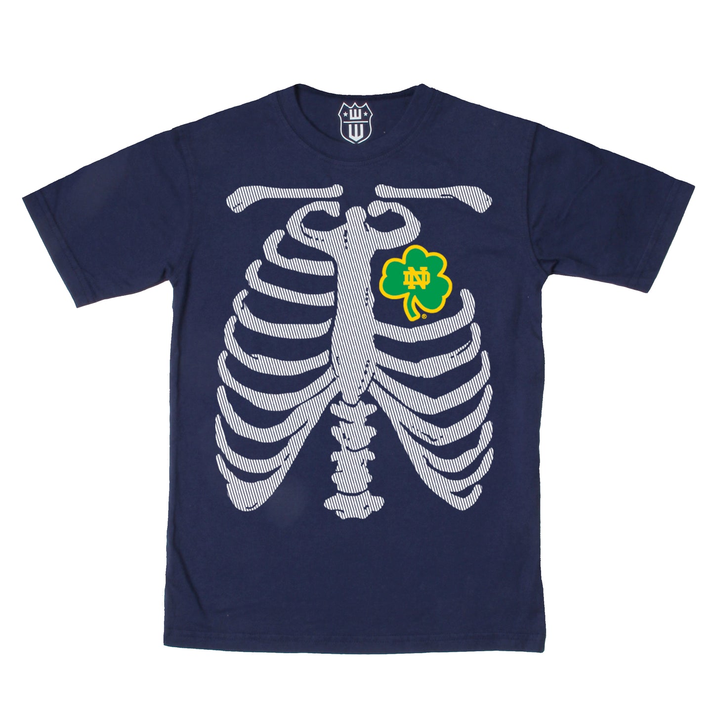 Notre Dame Fighting Irish Youth Boys Glow Bones Tee