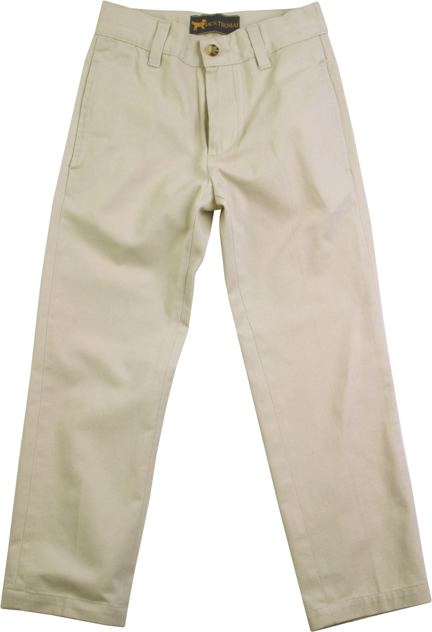 Jack Thomas Youth Boys Flat Front Pant - Sand
