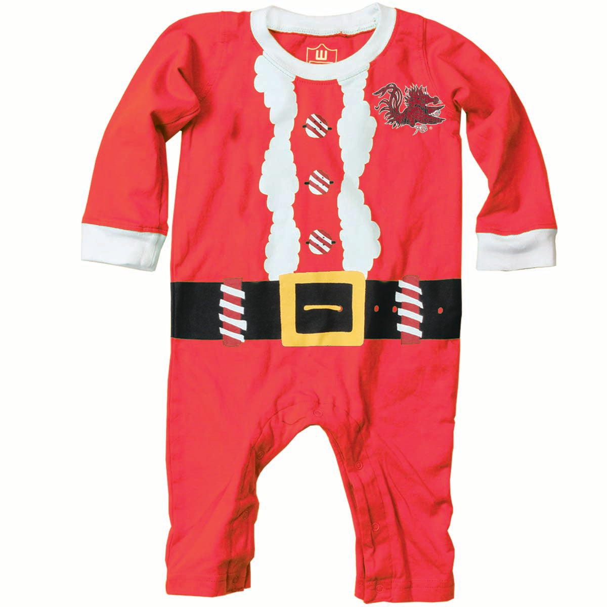 South Carolina Gamecocks Infant Elf LS Pant Romper