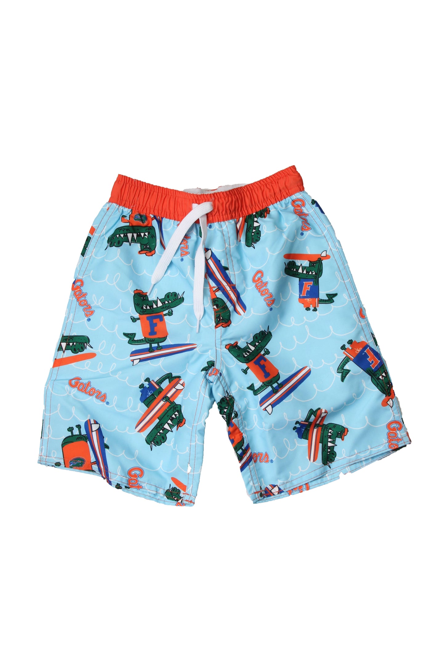 Florida Gators Youth Boys Caricature Swim Trunks