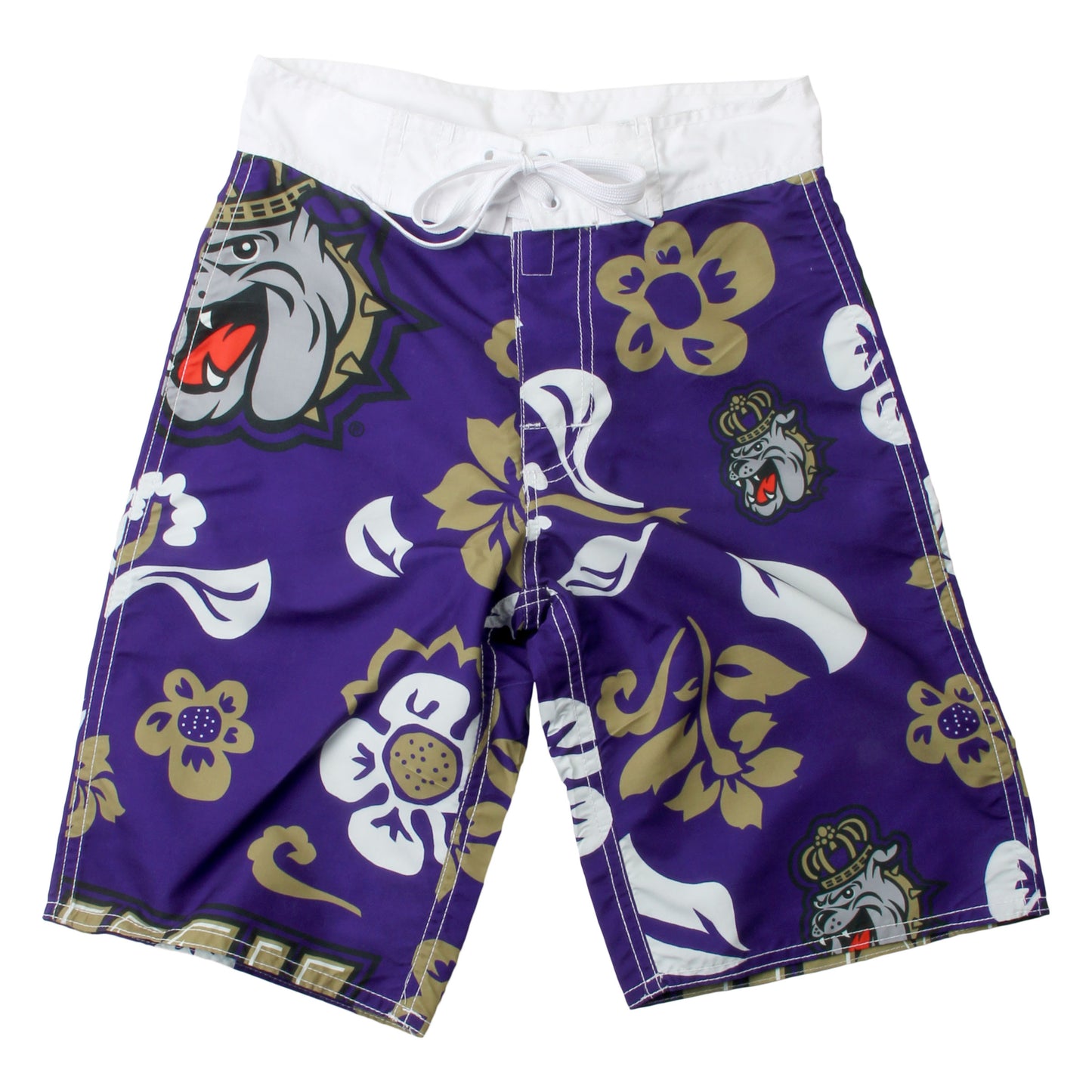 James Madison Dukes Youth Boys Floral Board Shorts