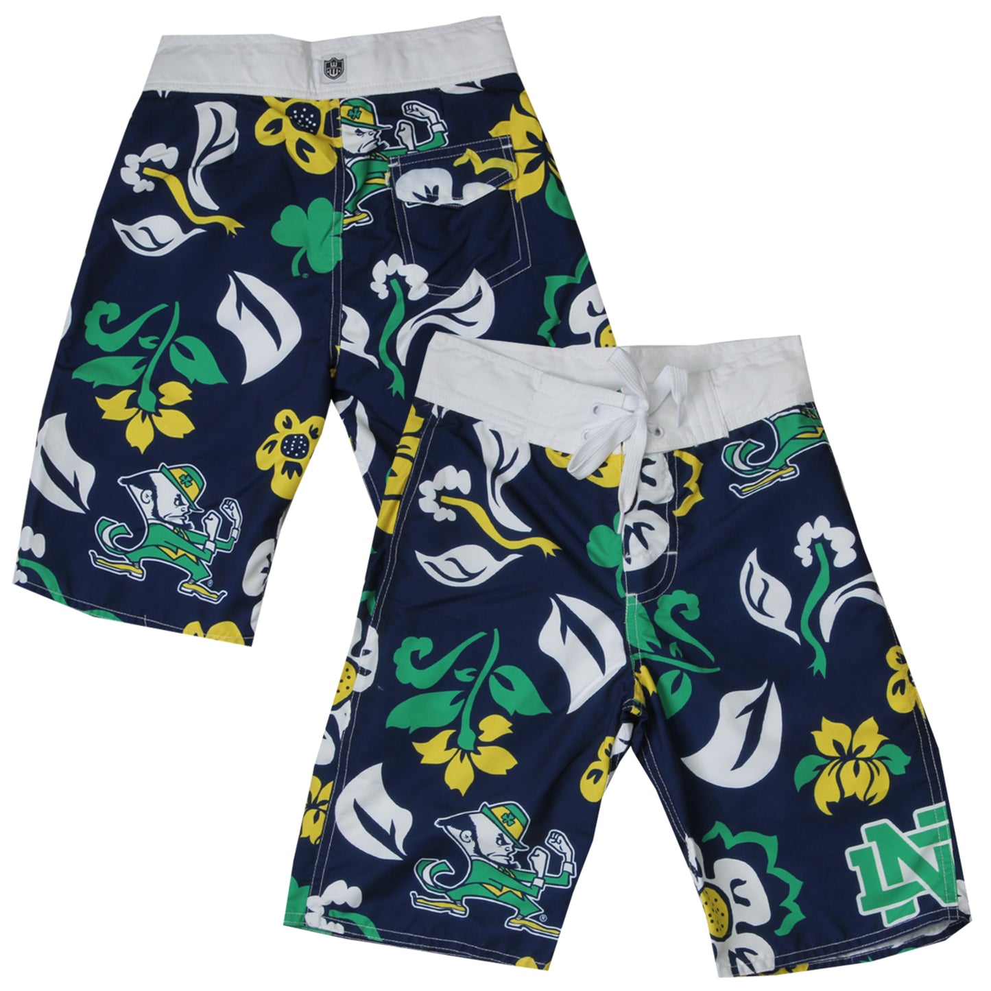 Notre Dame Fighting Irish Youth Boys Floral Board Shorts
