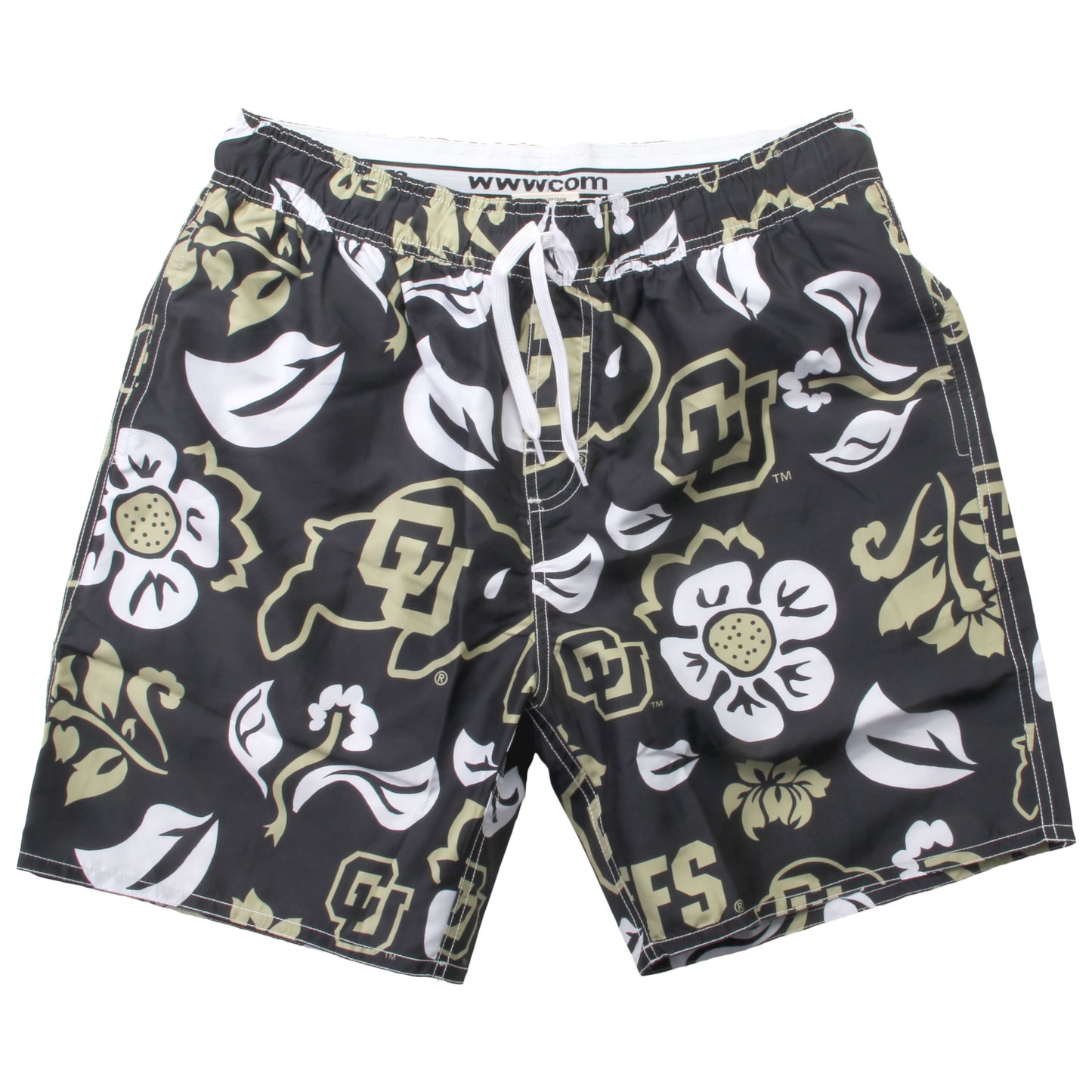 Colorado Buffaloes Youth Boys Floral Trunks