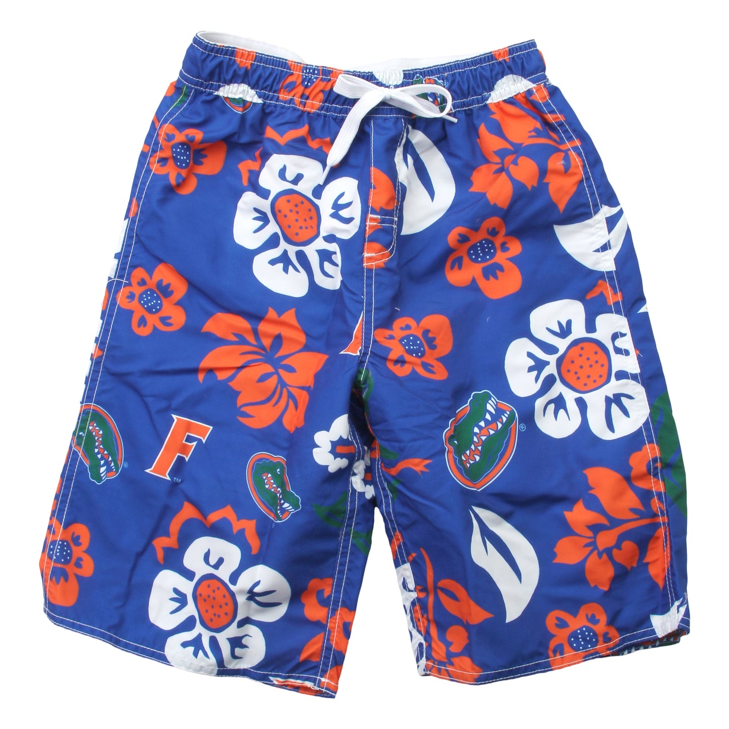 Florida Gators Youth Boys Floral Swim Trunks