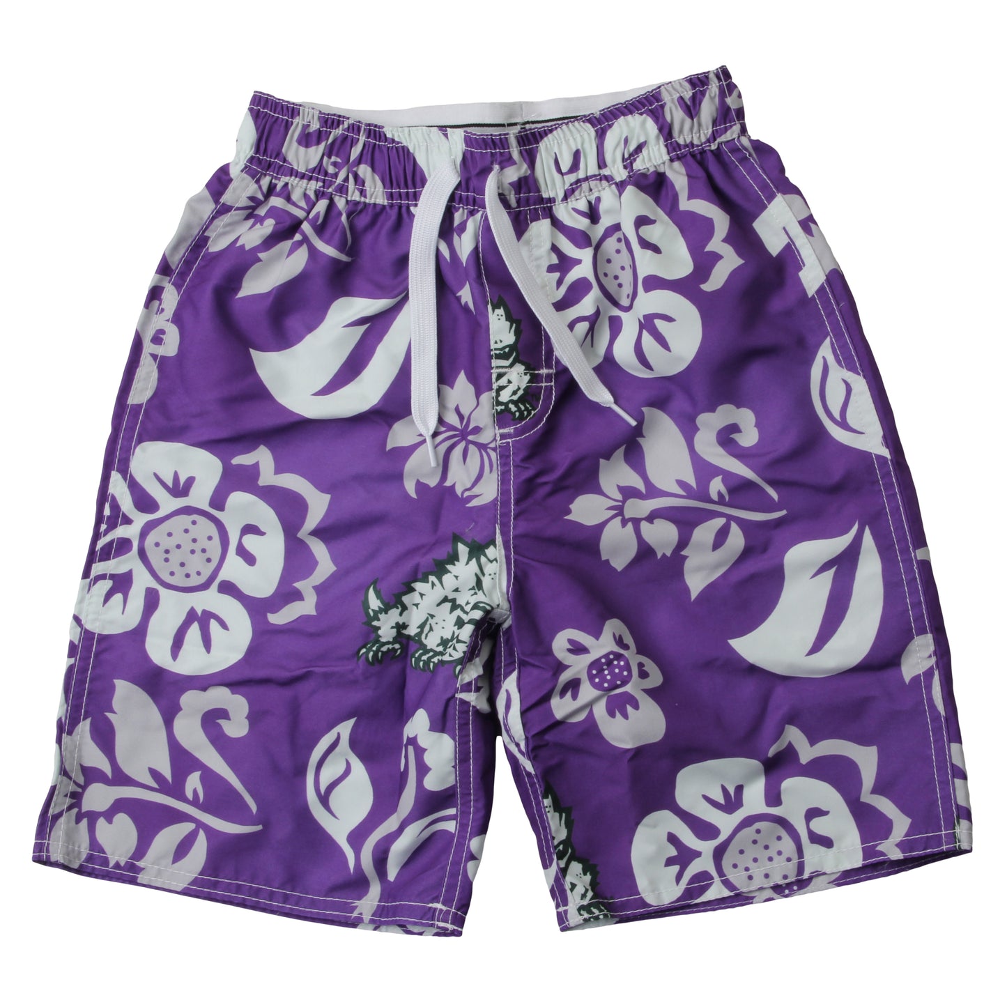 TCU Horned Frogs Youth Boys Floral Trunks