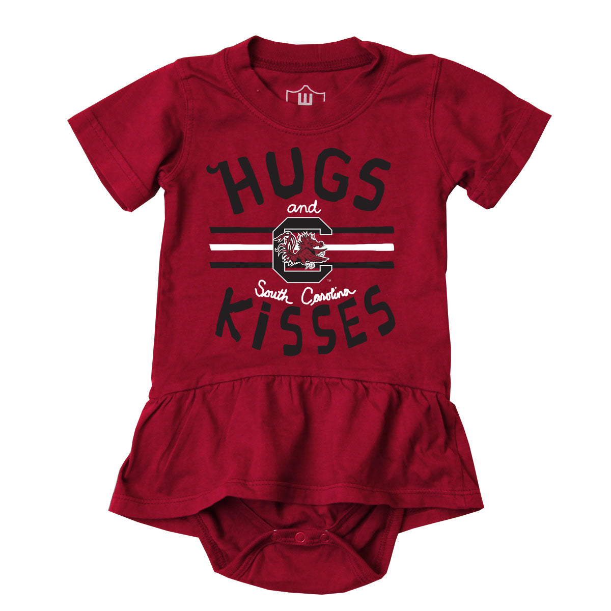 South Carolina Gamecocks Infant SS Ruffle Hopper