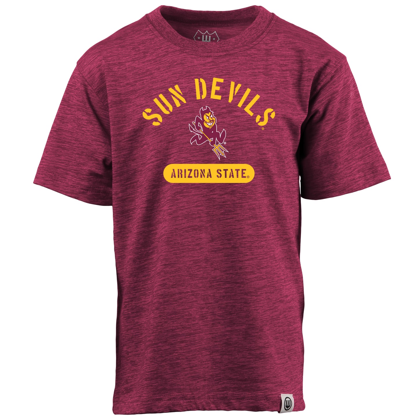 Arizona State Sun Devils NCAA Kids S/S Cloudy Yarn Tee
