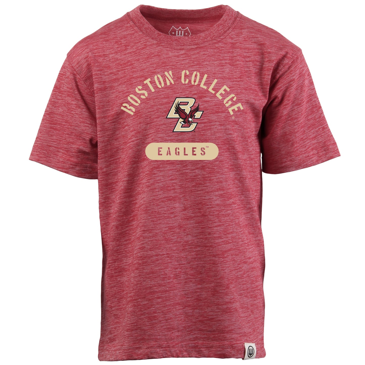 Boston College Eagles NCAA Kids S/S Cloudy Yarn Tee