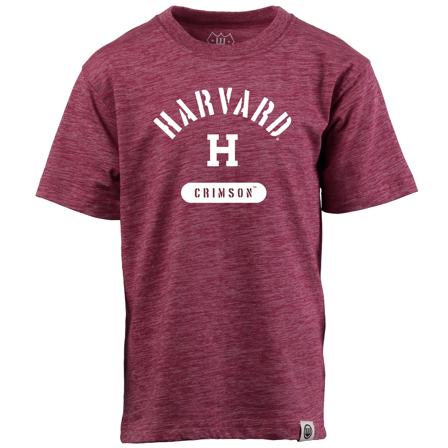 Harvard Crimson NCAA Kids S/S Cloudy Yarn Tee