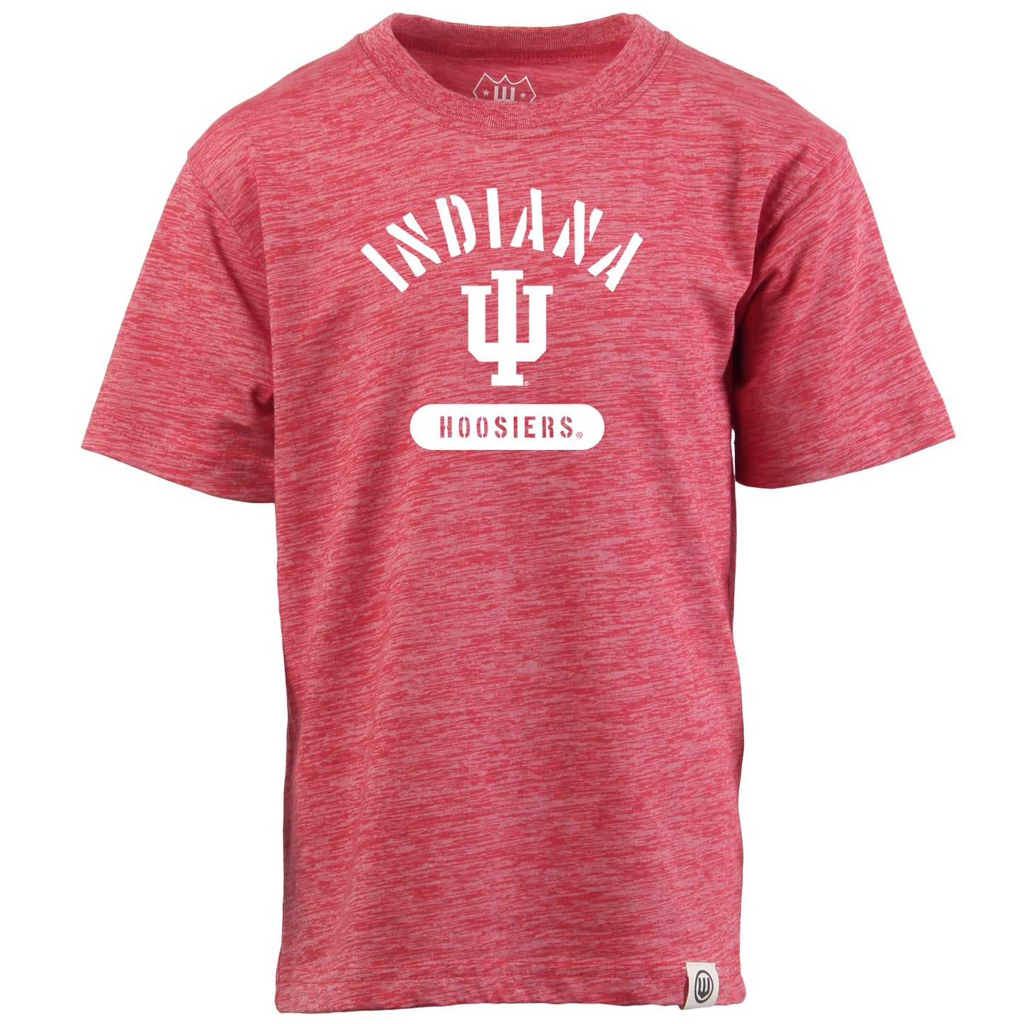 Indiana Hoosiers NCAA Kids S/S Cloudy Yarn Tee