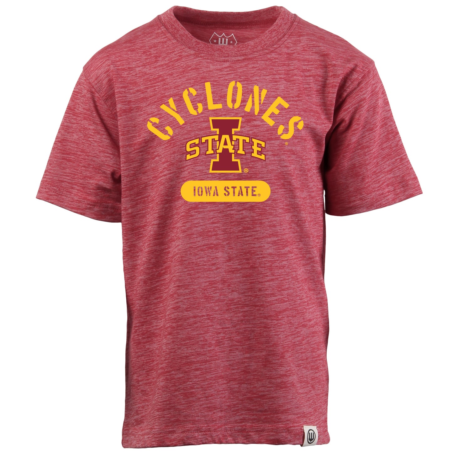 Iowa State Cyclones NCAA Kids S/S Cloudy Yarn Tee