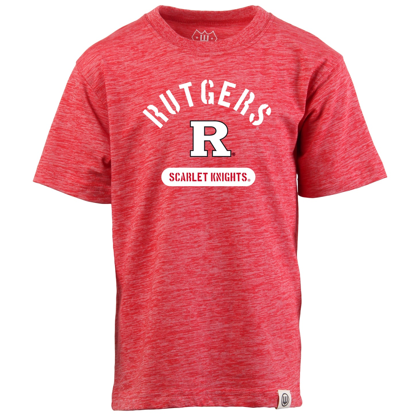 Rutgers Scarlet Knights NCAA Kids S/S Cloudy Yarn Tee