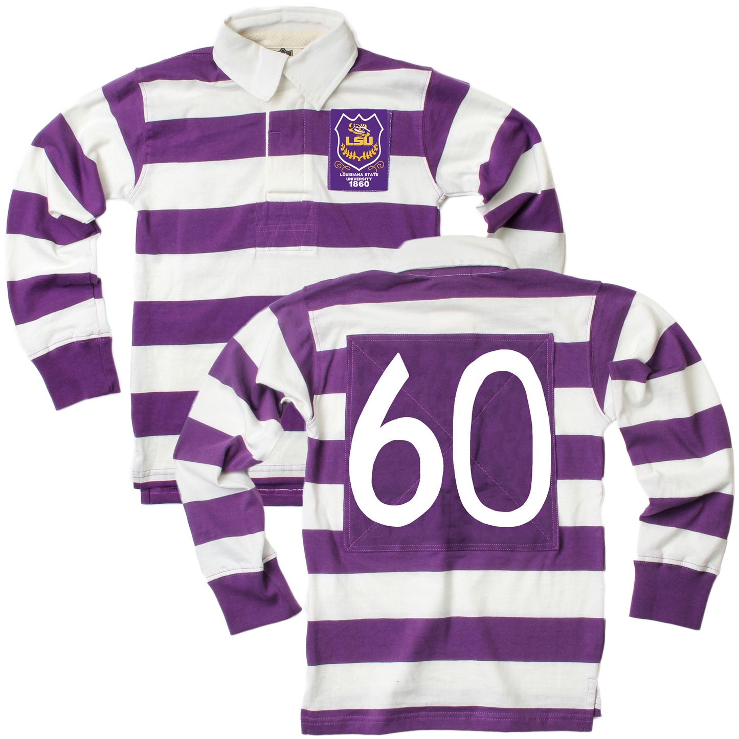 LSU Tigers Youth Boys Rugby Top