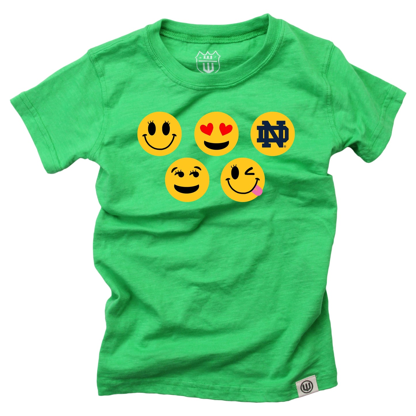 Notre Dame Fighting Irish Youth Girls Emoji Tee