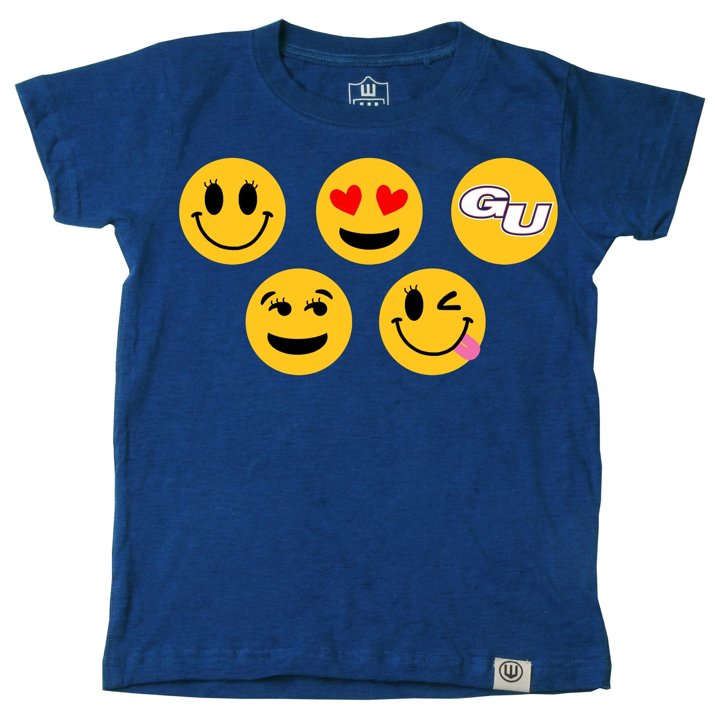 Gonzaga Bulldogs Youth Girls Emoji Tee