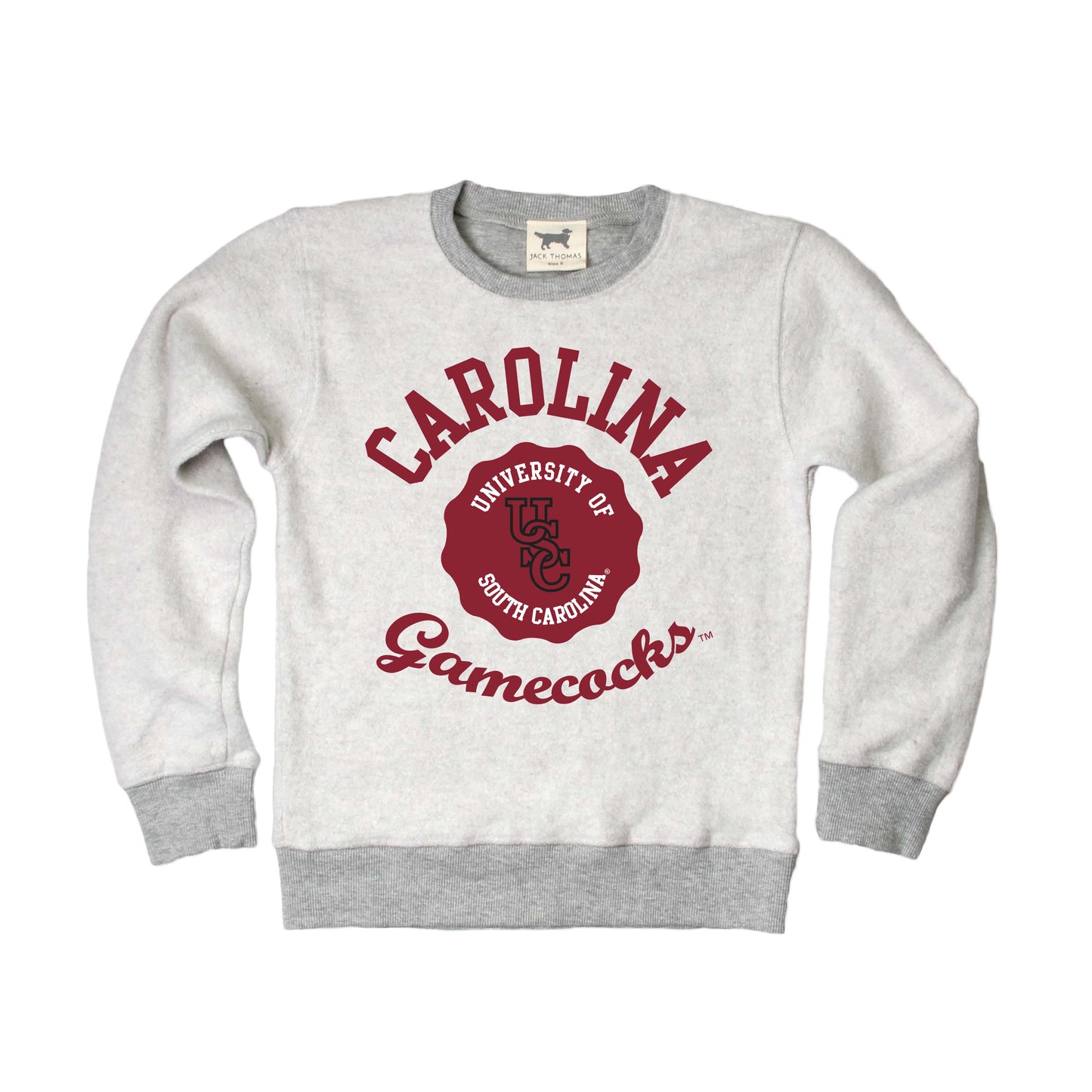South Carolina Gamecocks Youth Boys Reverse Fleece Crew