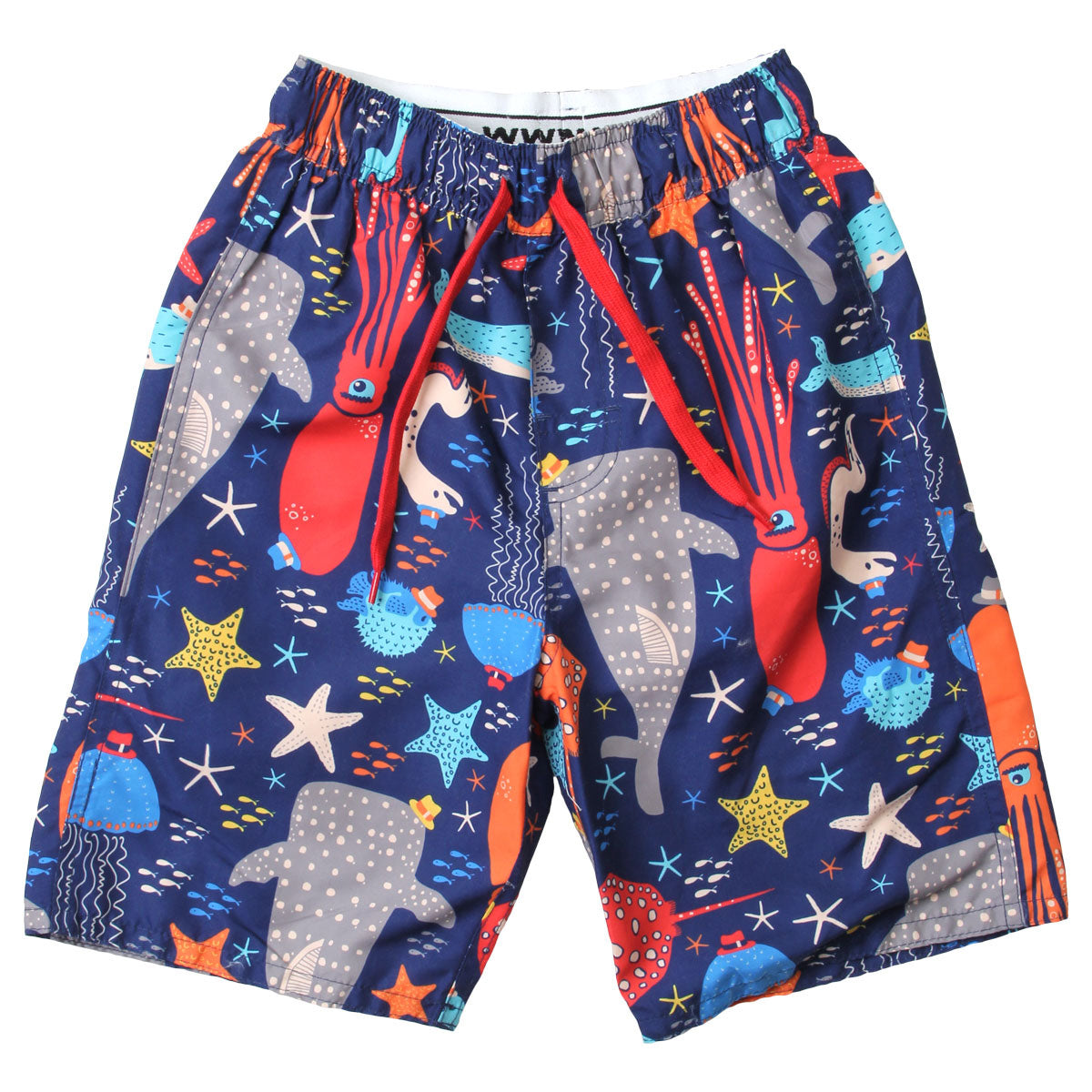 Youth Boys Ocean Life Swim Trunk