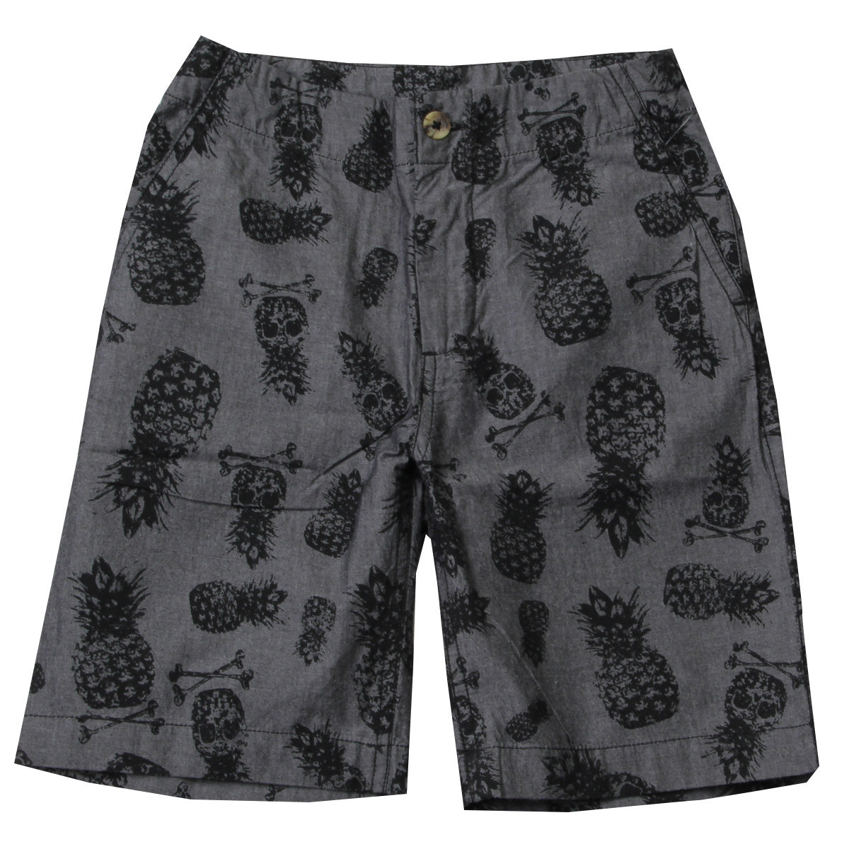 Youth Boys Pineapple Skull Short
