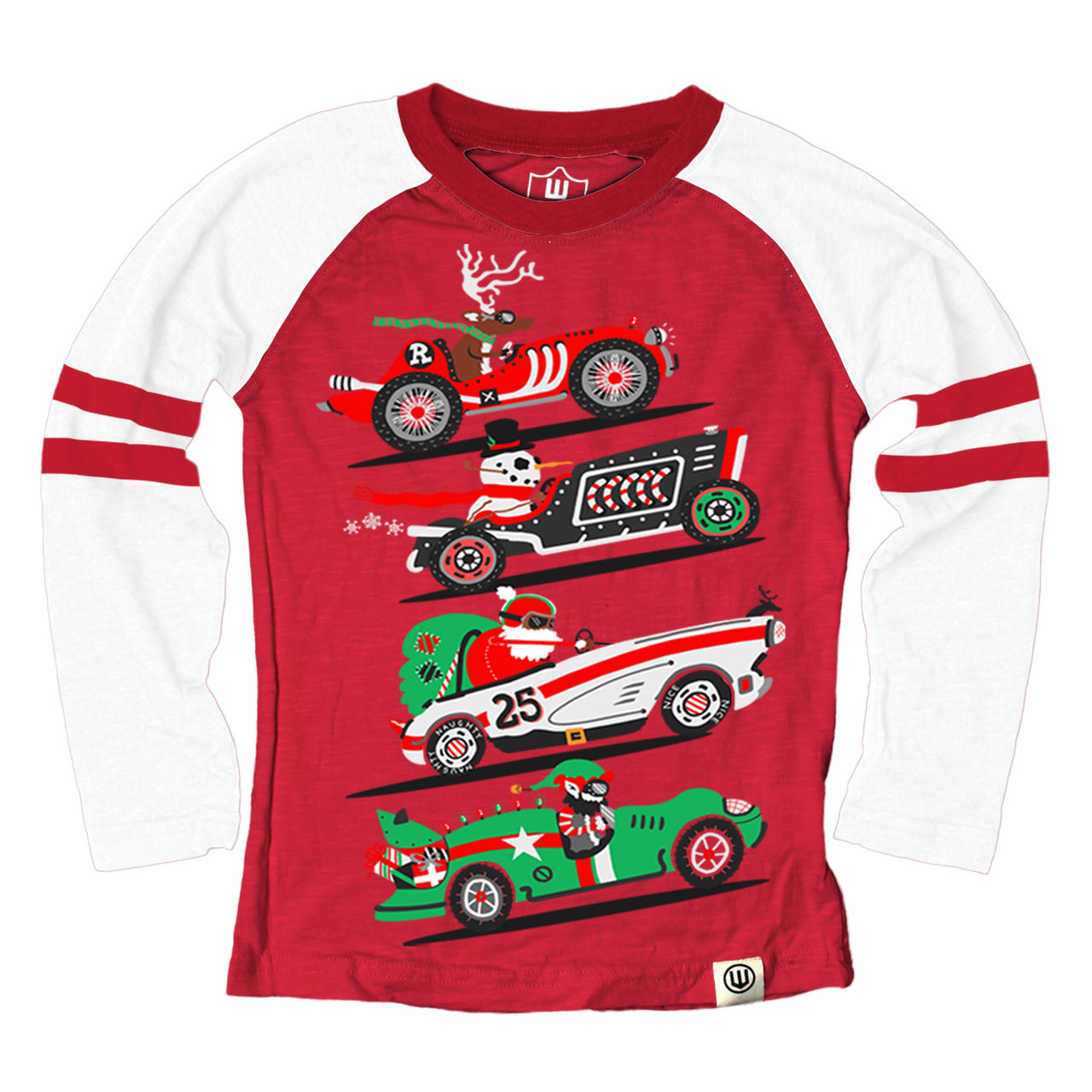 Youth Boys Holiday Race Raglan