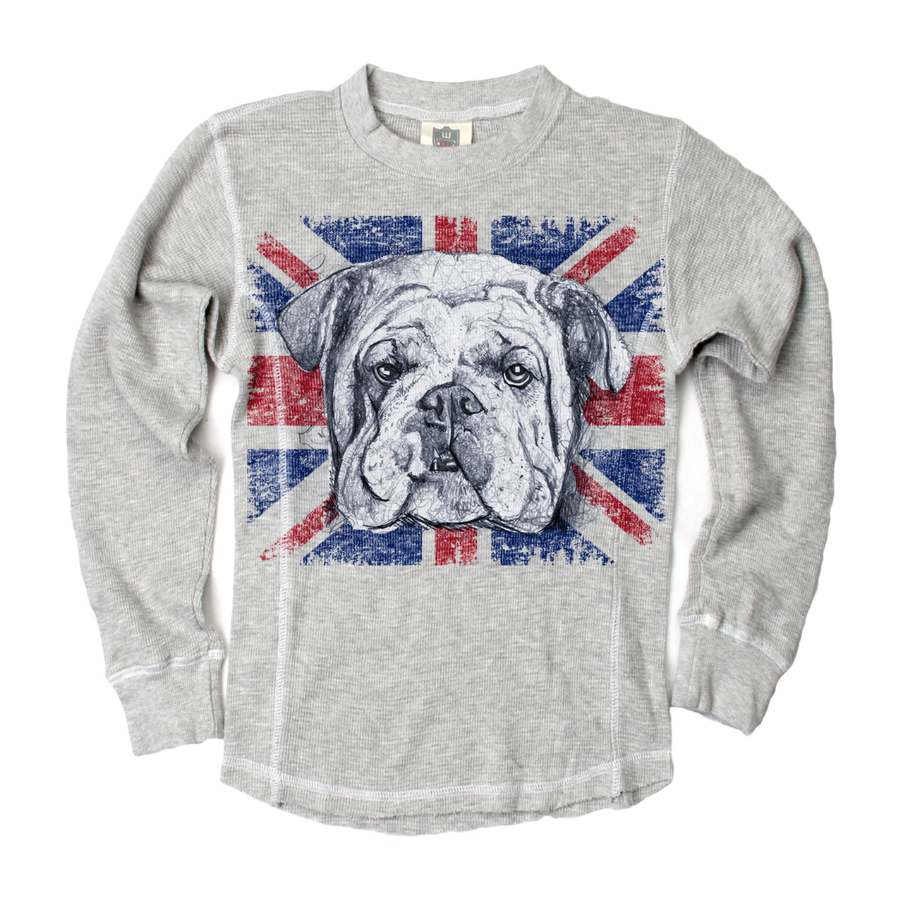 Youth Boys Bulldog Waffle tee