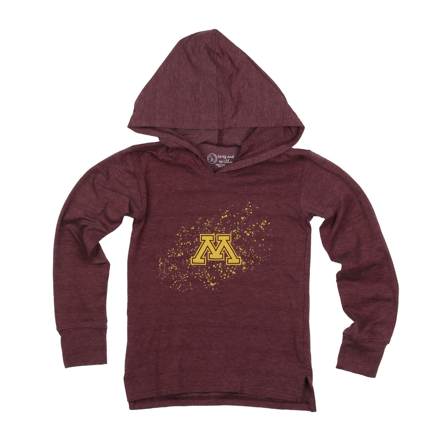 Minnesota Golden Gophers Youth Tri Blend Hoodie