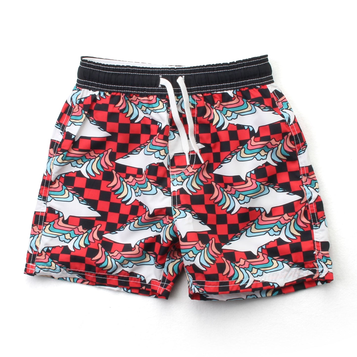 Youth Boys Retro Shark Swim Trunk