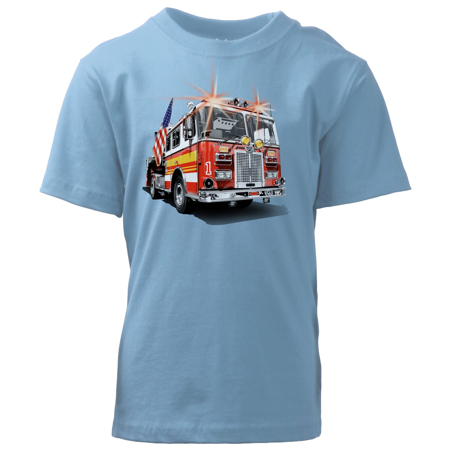 Youth Boys Firetruck Tee Shirt