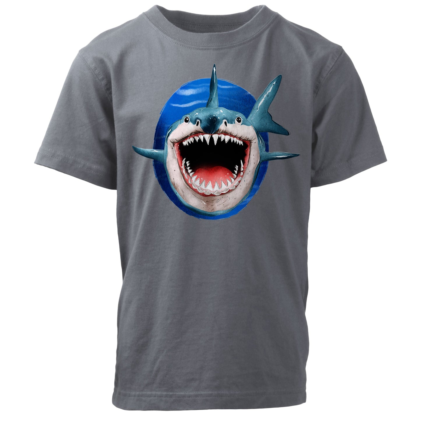 Youth Boys Shark Bite SS Tee - Castlerock