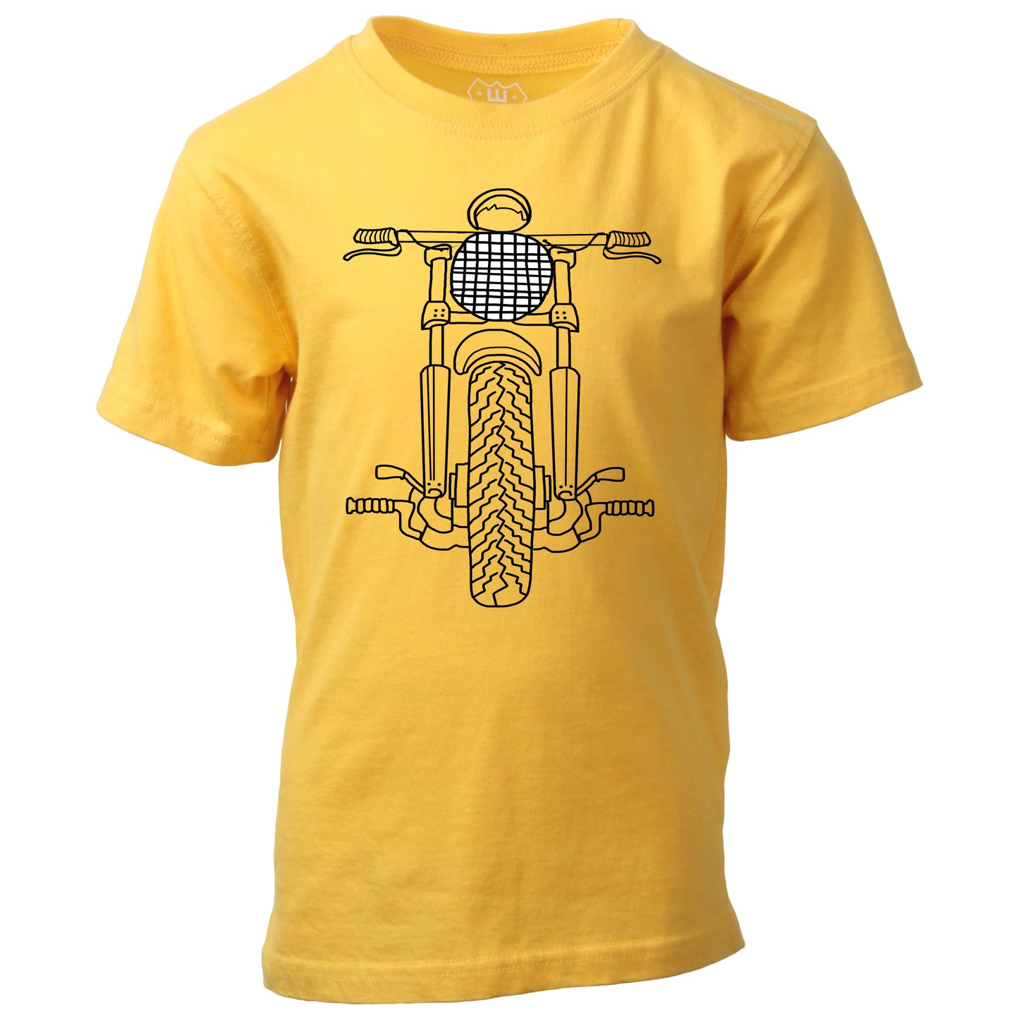 Youth Boys Motorcycle SS Tee - Gold