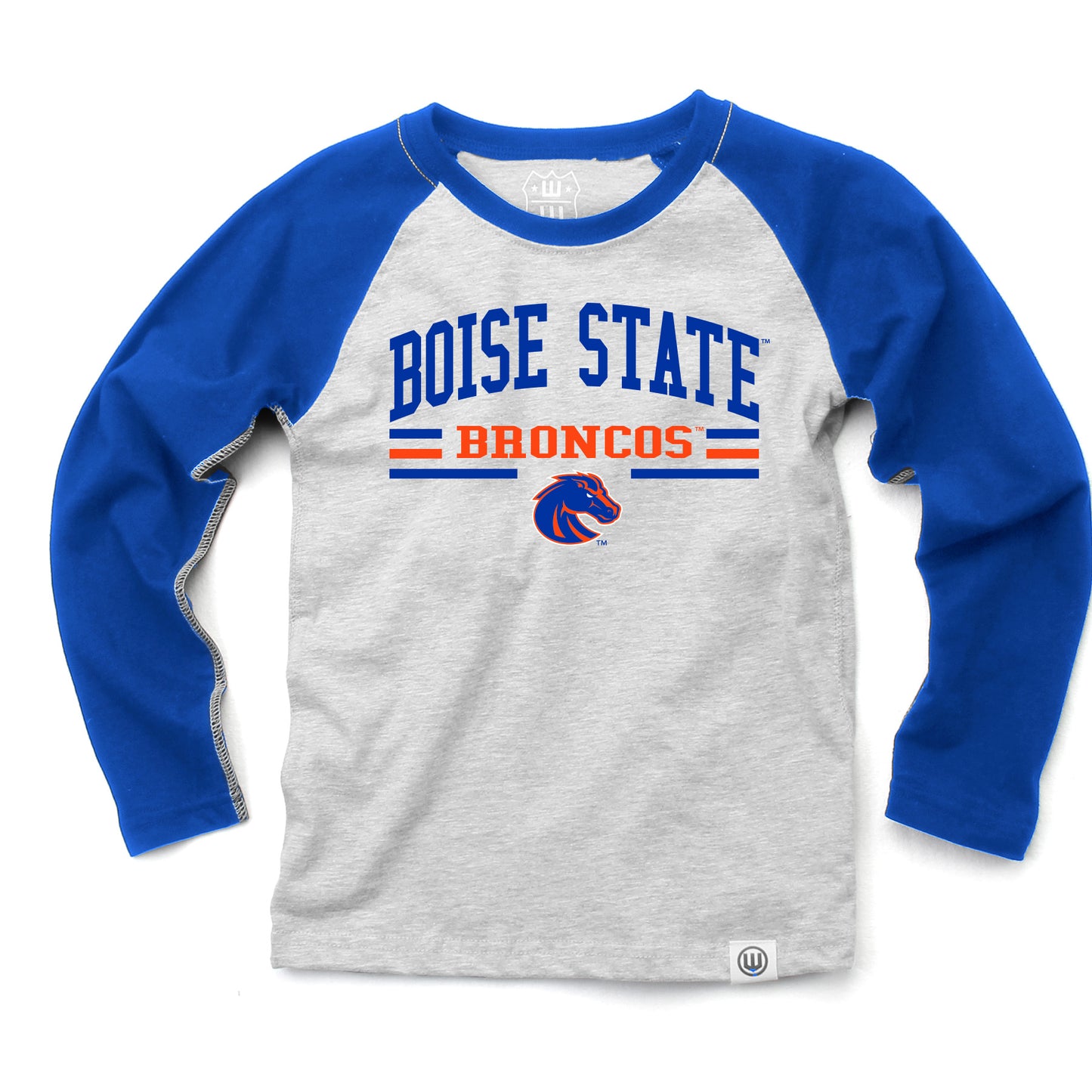 Boise State Broncos Youth LS Raglan Tee