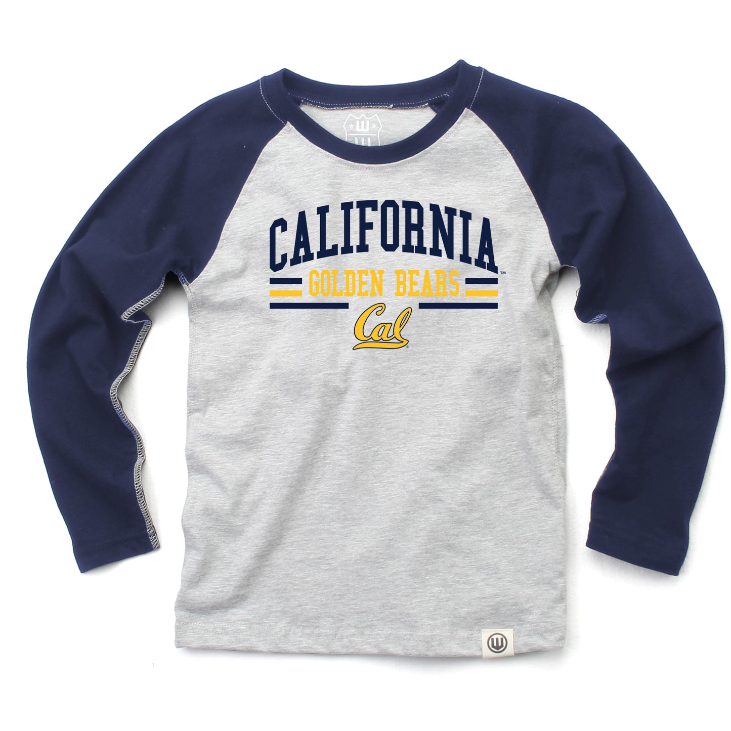 CAL Golden Bears NCAA Kids LS Raglan Tee