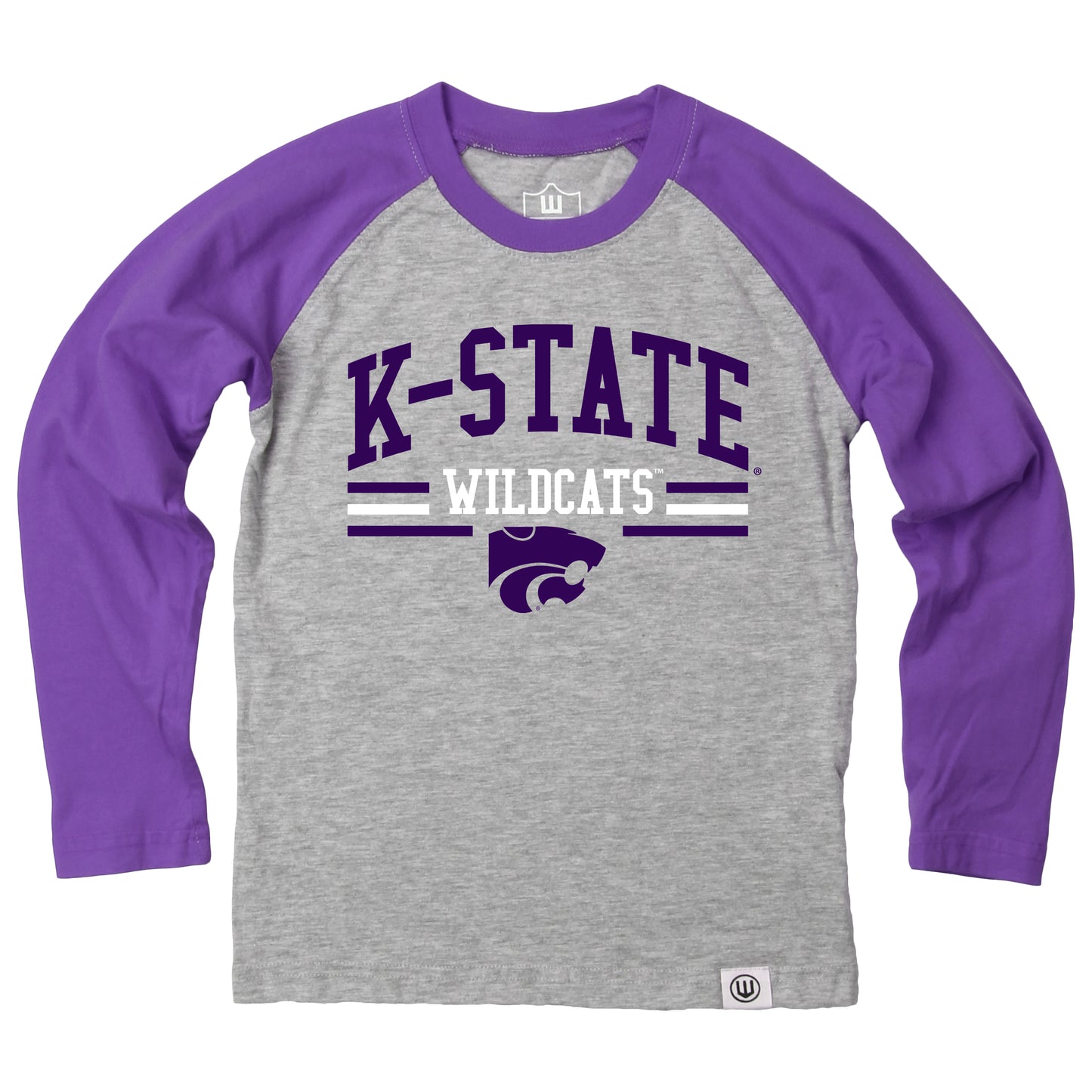 Kansas State Wildcats Youth LS Raglan Tee