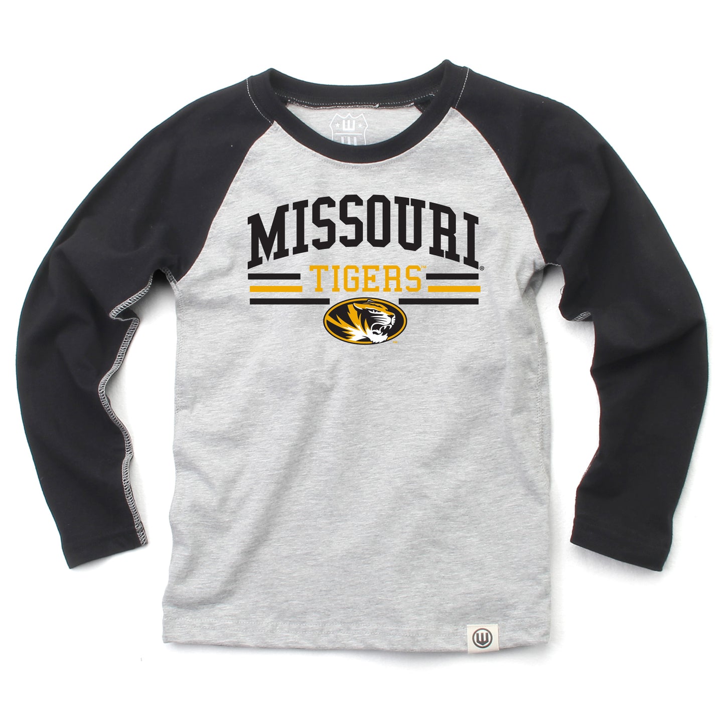 Missouri Tigers NCAA Kids LS Raglan Tee