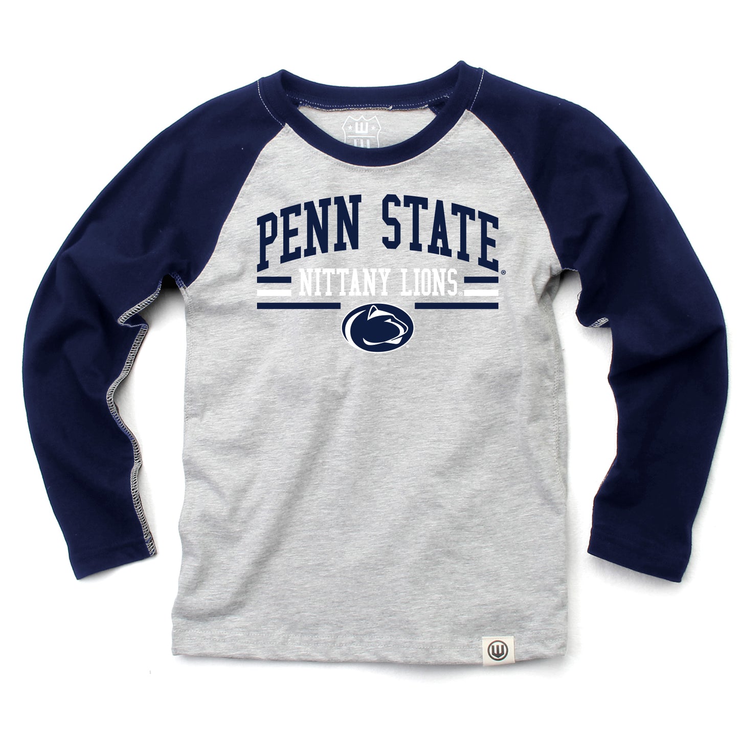 Penn State Nittany Lions NCAA Kids LS Raglan Tee