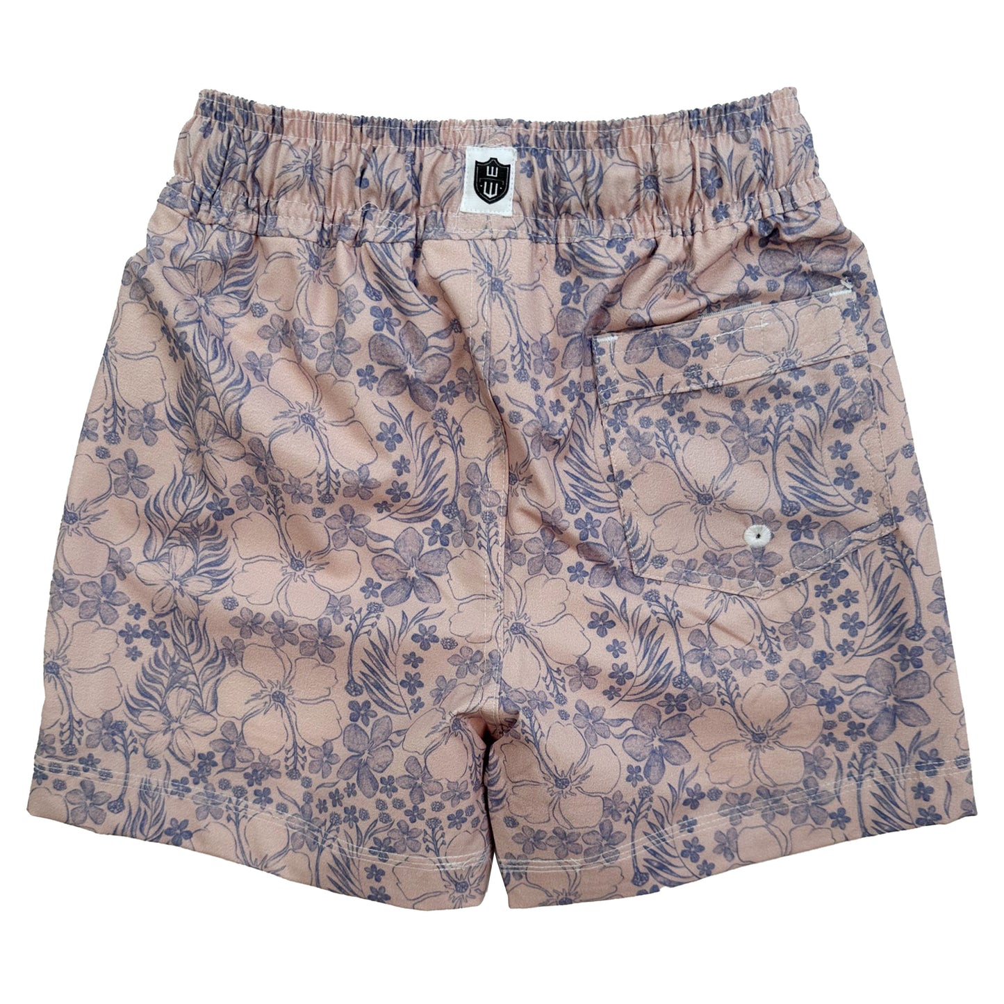 Youth Boys Soft Floral Swim Trunk