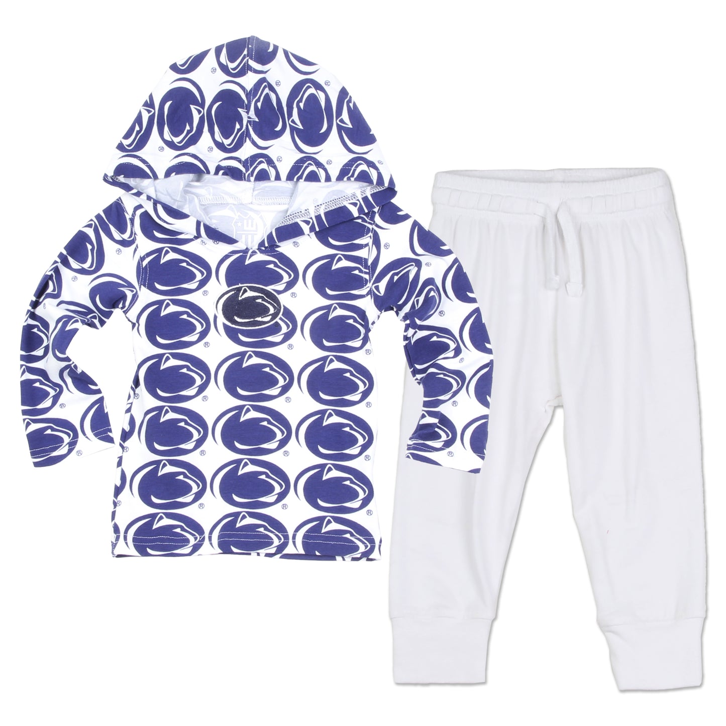 Penn State Nittany Lions Infant Allover Print Hoodie Set