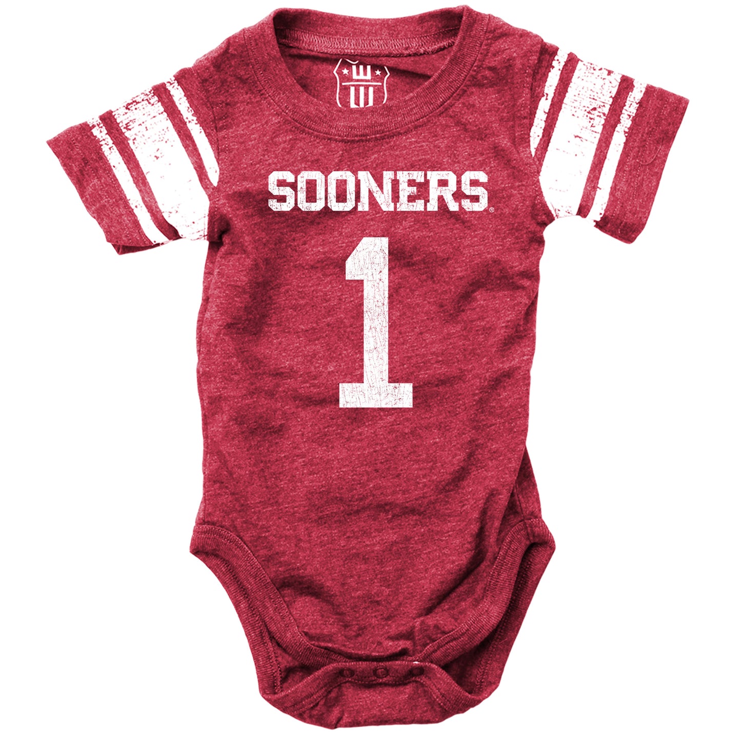 Oklahoma Sooners Infant Stripe Sleeve Hopper