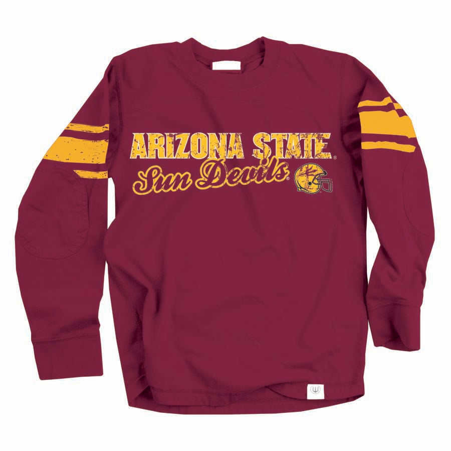 Arizona State Sun Devils Youth Striped Long Sleeve Jersey