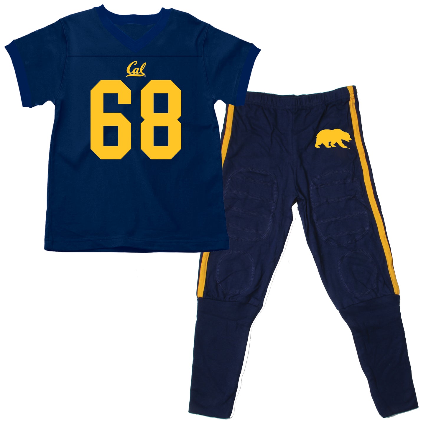 California Golden Bears Kids SS Football Pajama