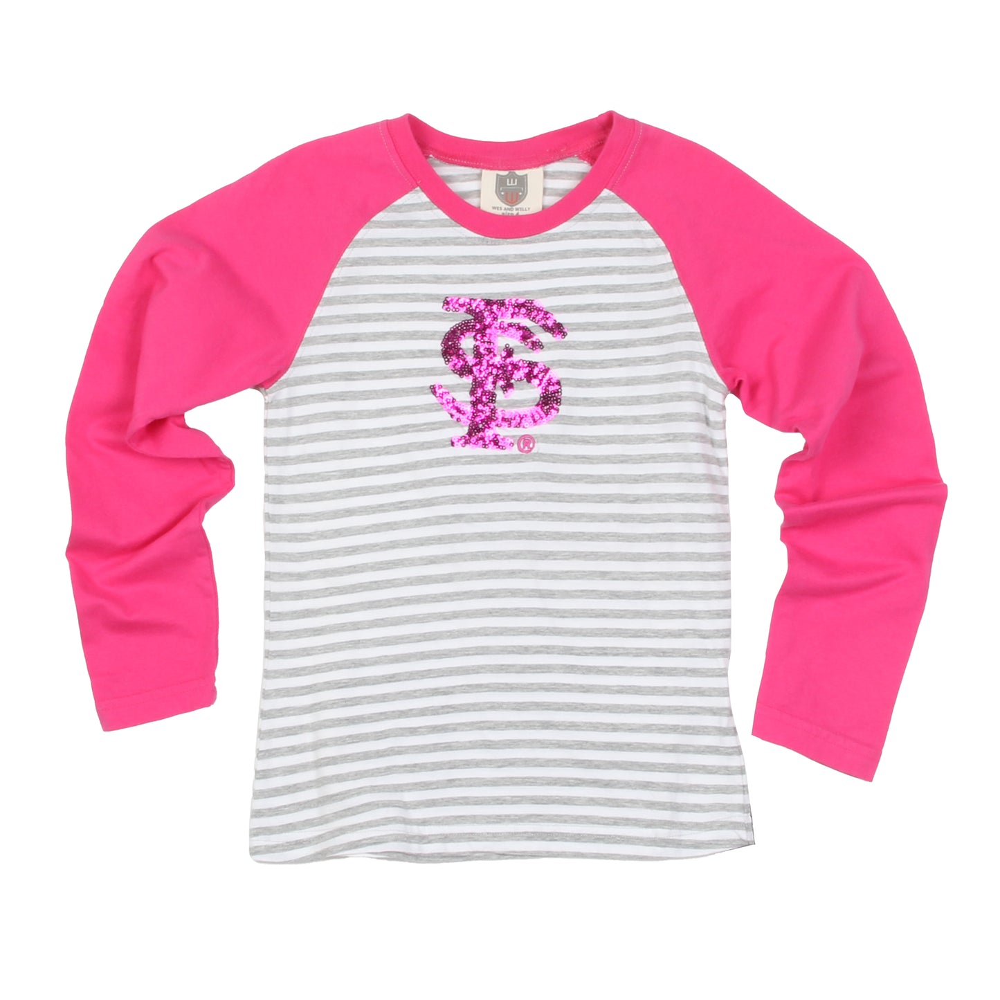 Florida State Seminoles Youth Sequin Raglan