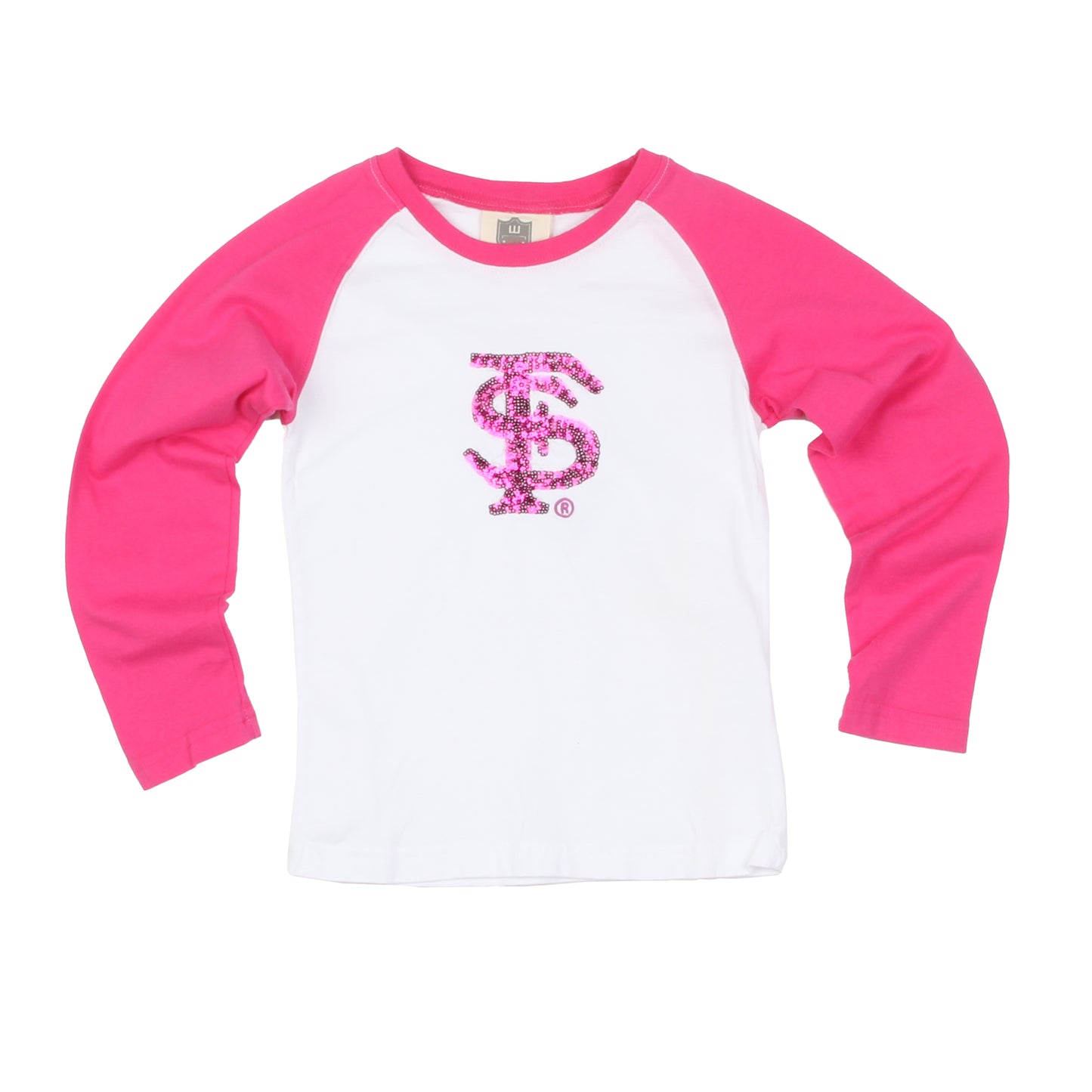 Florida State Seminoles Youth Solid Sequin Raglan