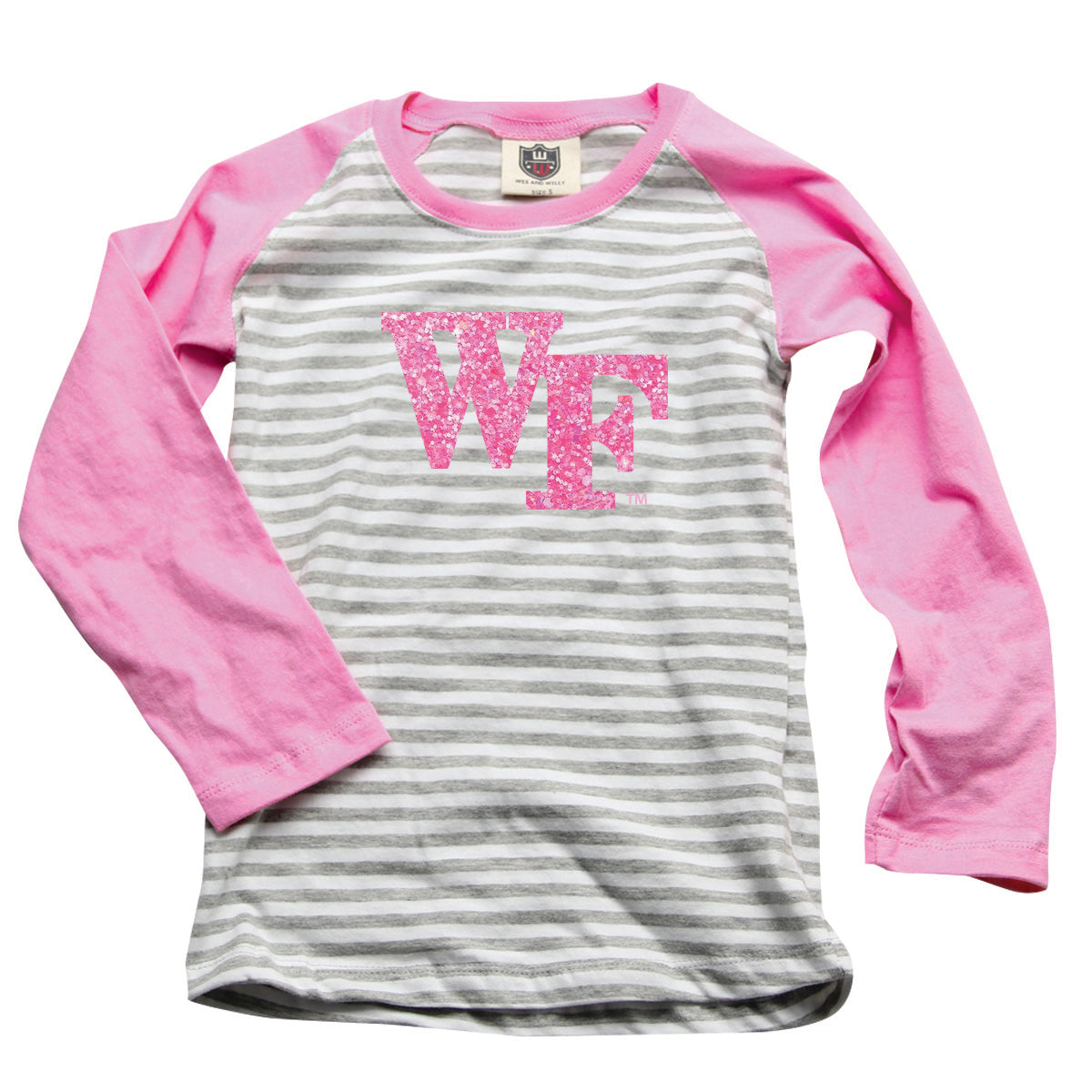 Wake Forest Demon Deacons Youth Sequin Raglan