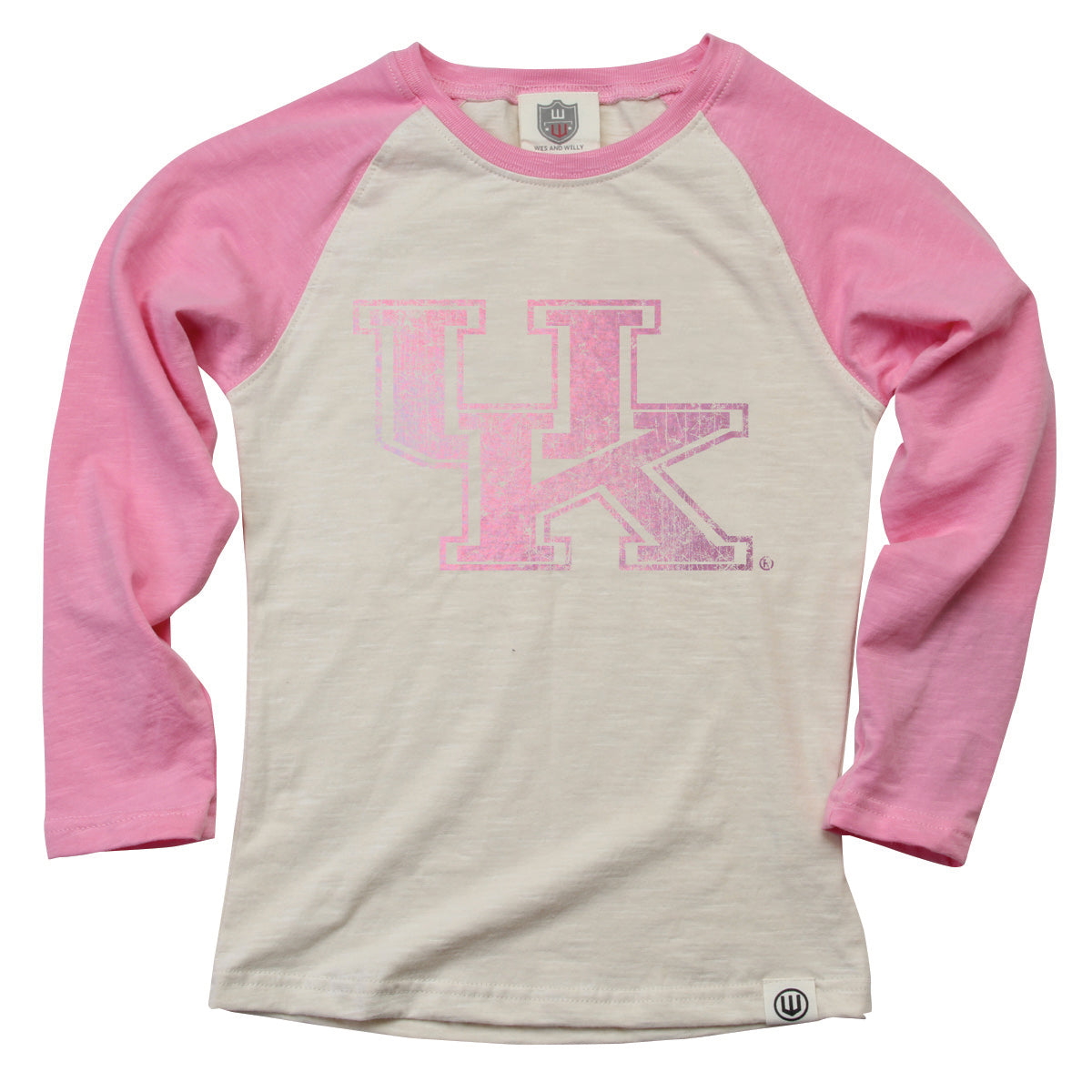 Kentucky Wildcats Youth Girls Slub Raglan