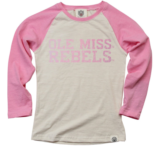 Ole Miss Rebels youth Slub Raglan