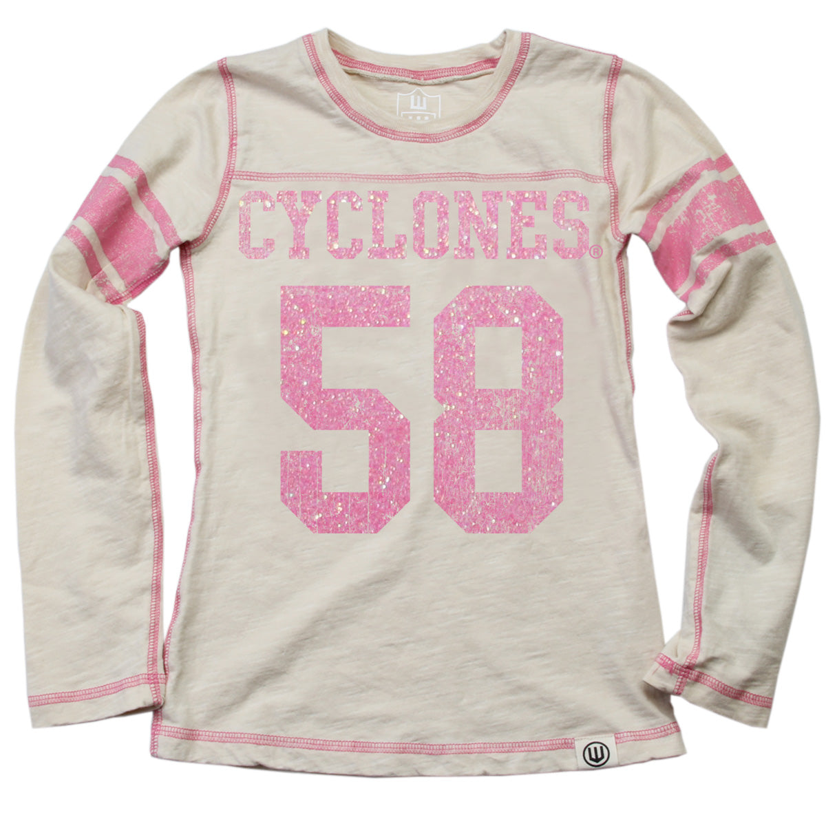 Iowa State Cyclones Youth Girls Glitter Jersey